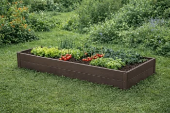 Paaugstinātā dārza dobe KLASIKA Woodlook 1500x500x200 mm, brūna
