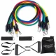 4FIZJO Elastīgās Fitnesa Vingrošanas Gumijas Pretestības Lentes 5 gab., Komplekts | Set of Elastic Fitness Rubber...