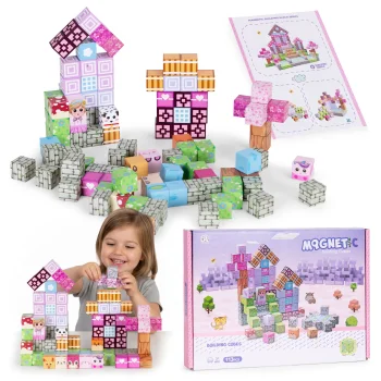 Multistore magnētiskie konstruktora kluči bērniem, 113 gab.