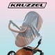 Kruzzel universāls moskītu tīkls bērnu ratiņiem, balts