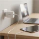 Tech-Protect NCA65W-GAN 65W 2 portu sienas lādētājs, balts