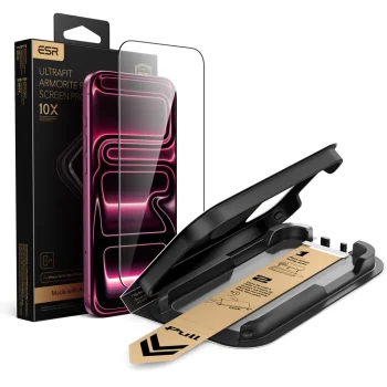 ESR UltraFit Armorite Pro aizsargstikls iPhone 18 Pro Max / 17 Pro Max, melns