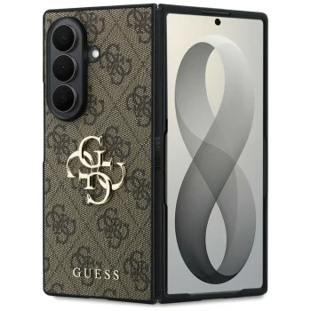 Guess Big 4G Logo vāciņš priekš Samsung Galaxy Z Fold 8 Ultra, Brown