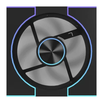 Datora ventilators Darkflash DM8 LINE PWM ARGB, melns