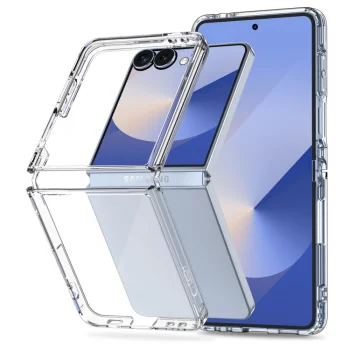 Tech-Protect FlexAir Hybrid vāciņš Samsung Galaxy Z Flip 7, Caurspīdīgs