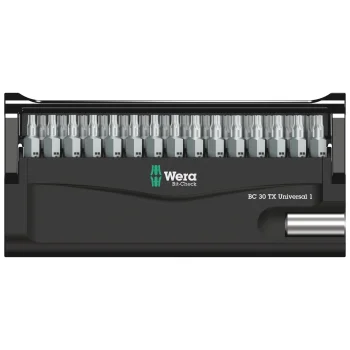 Skrūvgriežu uzgaļu komplekts Wera Bit-Check 30 TX Universal 1 SB, 30 gab.