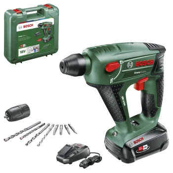 Bosch UNEO Maxx akumulatora perforators, 18V, 1x 2.5 Ah ar lādētāju