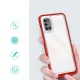 Vāciņš Samsung Galaxy A03s telefonam Hybrid Armor Clear 3in1, sarkans