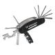 Velosipēda daudzfunkcionālais instruments 16-in-1 Wozinsky WWZ-01N, melns