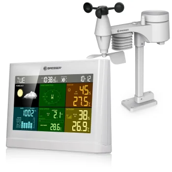 Bresser 12167 5-in-1 Comfort meteoroloģiskā stacija, balta