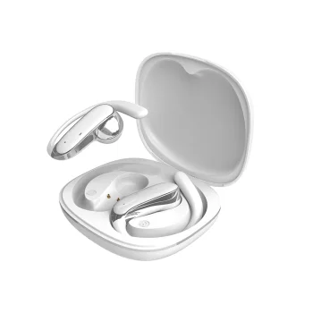 Bezvadu OWS austiņas Dudao U17Z, Bluetooth 5.3, ar āķīšiem, baltas