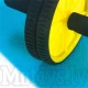 Vēdera preses muskuļu trenažieris, vingrošanas ritenis dubultais | AB Wheeler Traning Roller