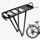 Universāls aizmugurējais velosipēda bagāžnieks 35 kg Melns