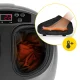 4FIZJO elektriskais pēdu masieris ar sildīšanu, melns