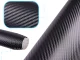 Aplīmēšanas plēve Carbon 3D rullis 1,52x30m, melna