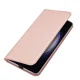 Dux Ducis Samsung Galaxy S24+ atverams vāciņš maciņš grāmatiņa Skin Pro, rozā
