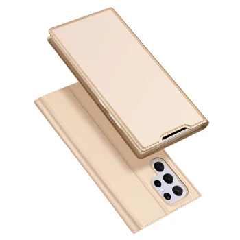 Dux Ducis Skin Pro atverams vāciņš Samsung Galaxy S22 Ultra, zelta