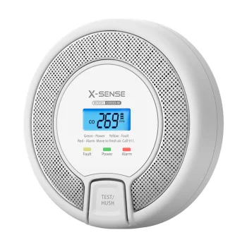 X-Sense CO03D-W Link+ bezvadu tvan̦a gāzes detektors ar LCD
