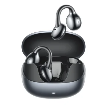 Bezvadu austiņas Joyroom Openfree JR-OE3 TWS Open-Ear Bluetooth 5.4, melnas