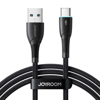 Joyroom Starry Series SA32-AC3 USB-A uz USB-C kabelis 3A 1m, melns