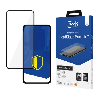 Aizsargstikls 3mk HardGlass Max Lite priekš Samsung Galaxy M35 5G, melns