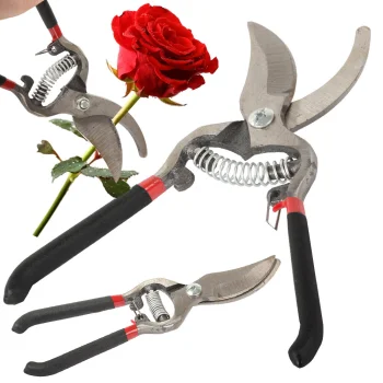 Dārza šķēres / sekators zaru un krūmu apgriešanai, kalts tērauds, 20.5 cm