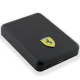 Ferrari Metal Logo MagSafe bezvadu ārējais akumulators, 5000 mAh, 15W, melns
