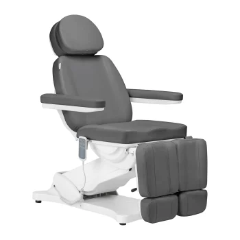 Sillon Classic Pedi Elektriskais Pedikīra Krēsls, 3 Motori, Pelēks