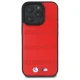 BMW M Perforated And Stitched Line MagSafe vāciņš priekš iPhone 16 Pro Max 6.9\", sarkans