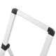 Pakāpienu kāpnes Hailo DK40 BasicLine Design, 3 pakāpieni, sudraba