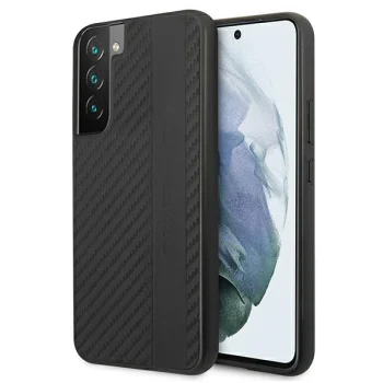 Mercedes-AMG Carbon Stripe vāciņš Samsung Galaxy S22+, Melns