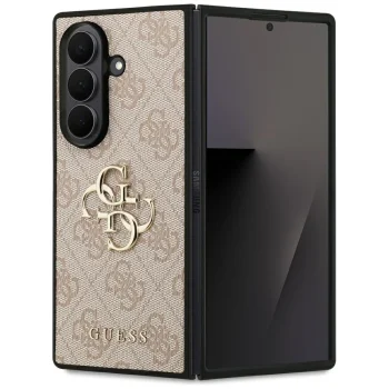 Telefona vāciņš Guess Big 4G Logo Classic Logo modelim Samsung Galaxy Z Fold7, rozā