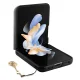 Guess 4G Charms vāciņš Samsung Galaxy Z Flip5 telefonam, brūns