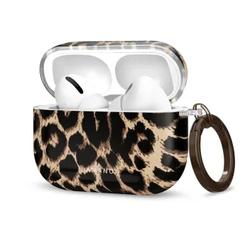 Austiņu maciņš Tech-Protect Lamano priekš AirPods Pro 3, melns/brūns
