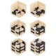 Kruzzel koka atjautības puzle kubs, 7x7x7 cm