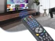 Universāla tālvadības pults TV / Audio / Video iekārtām, melna