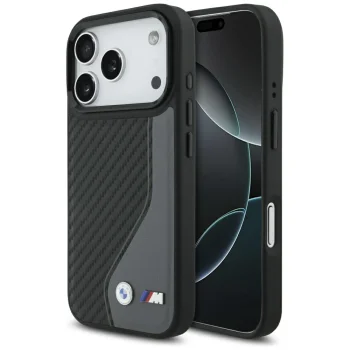 BMW M Carbon Logo MagSafe vāciņš iPhone 17 Pro, antracīta