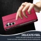 Samsung Galaxy A55 ( SM-A556B/DS ) LC.IMEEKE PU Leather Wallet Protective Book Case Cover, Red | Telefona Vāciņš...
