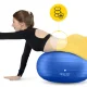 Vingrošanas bumba 4FIZJO Donut Air Ball, zila