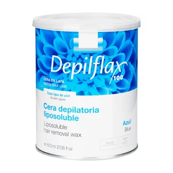 Depilflax 100 Azulēna vasks depilācijai bundžā, 800 ml