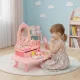Ecotoys koka bērnu tualetes galdiņš ar spoguli un atvilktni, 7 piederumi