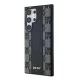 DKNY Samsung Galaxy S24 Ultra vāciņš Leather Checkered Mono MagSafe, melns