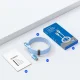Orico CDX USB-C uz USB-C kabelis 100W 5A Power Delivery 1m, zils