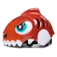 Wozinsky Bērnu velo ķivere ar dinozauru motīvu, S (52-56 cm), Sarkana