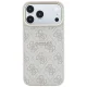 Guess Embossed 4G Classic MagSafe vāciņš priekš iPhone 17 Pro / 18 Pro, rozā