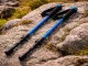 Verk Group Nordic Walking Trekkinga nūjas ar uzgaļiem un somu, zilas