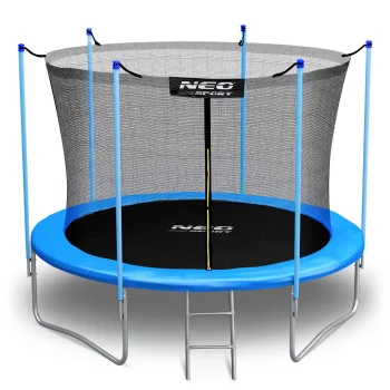 Dārza batuts Neo-Sport 183 cm (6 ft) ar iekšējo tīklu un kāpnēm