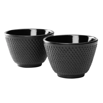 Bredemeijer Jang G004Z čuguna tējas tasītes, 2 gab., 78x53 mm, melnas