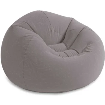 Intex 68579 piepūšamais atpūtas krēsls Beanless Bag, pelēks