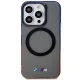BMW iPhone 14 Pro Max vāciņš Gradient Bumper MagSafe, pelēks